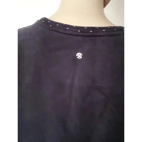 Lululemon Keep Up Crew Cotton Fleece Pullover Crewneck black size 8 - Picture 8 of 8